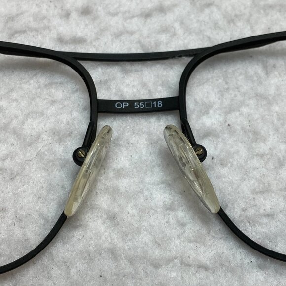 Artcraft USA Eyeglasses Frame Aviator 55-18-145 Jet Black Matte - Picture 8 of 14